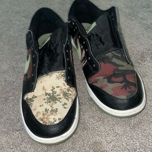 Nike Dunks black Multi camo